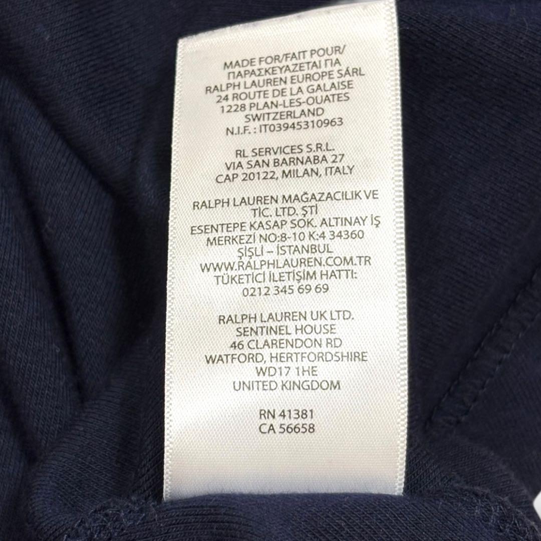 美品　ポロバイラルフローレン マキシ丈　ロングワンピース 半袖　ネイビー　主役級