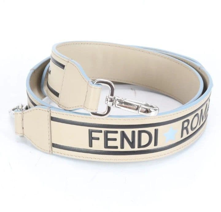 極美品 フェンディ ストラップ ユー レザー ショルダーストラップ