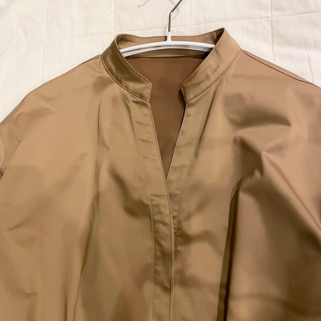 美品SOEJU ソージュ リモンタコートワンピース Mサイズ キャメル