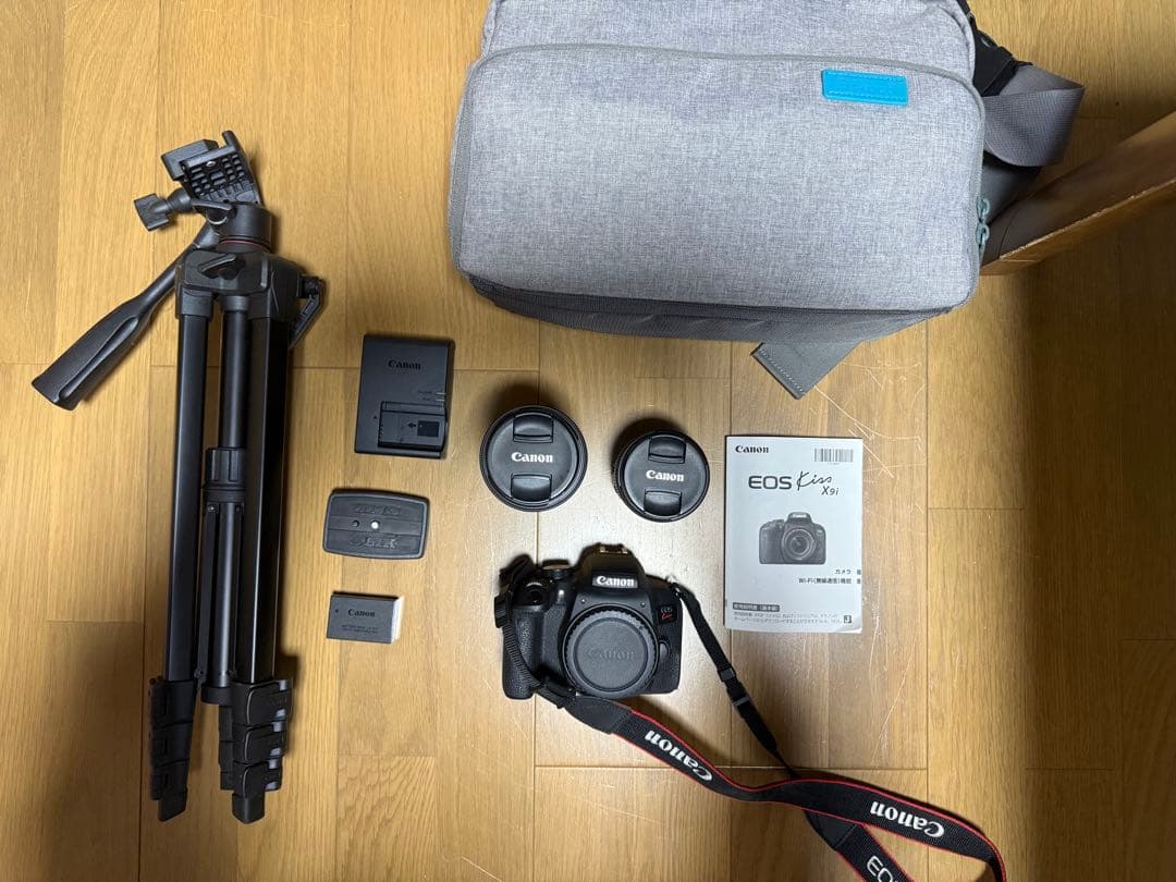 Canon kiss x9i Wレンズセット (三脚付き)