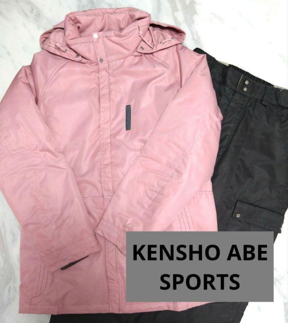【美品】KENSHO ABE SPORTS スキーウェア スノボウェア L・LL