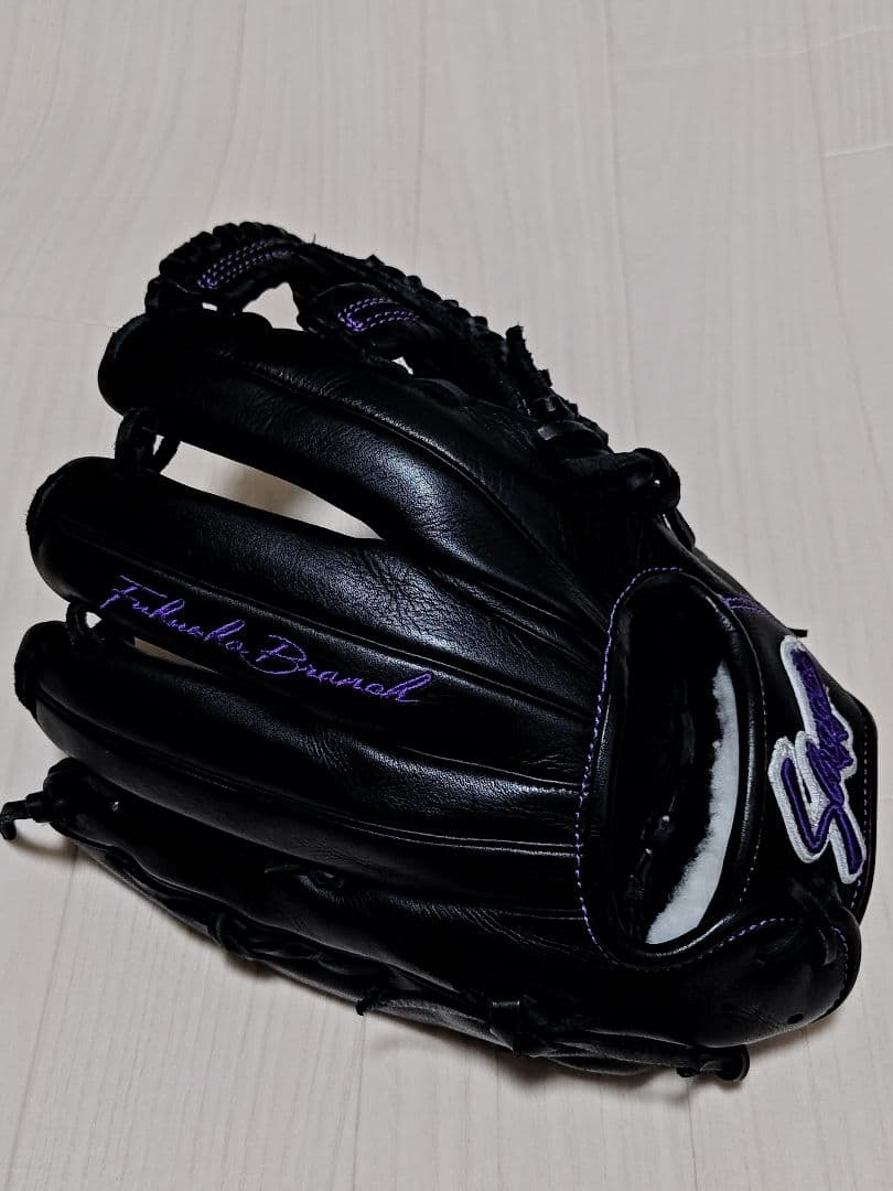 【超美品】久保田スラッガー 軟式 NRA型 福岡支店別注 黒×紫