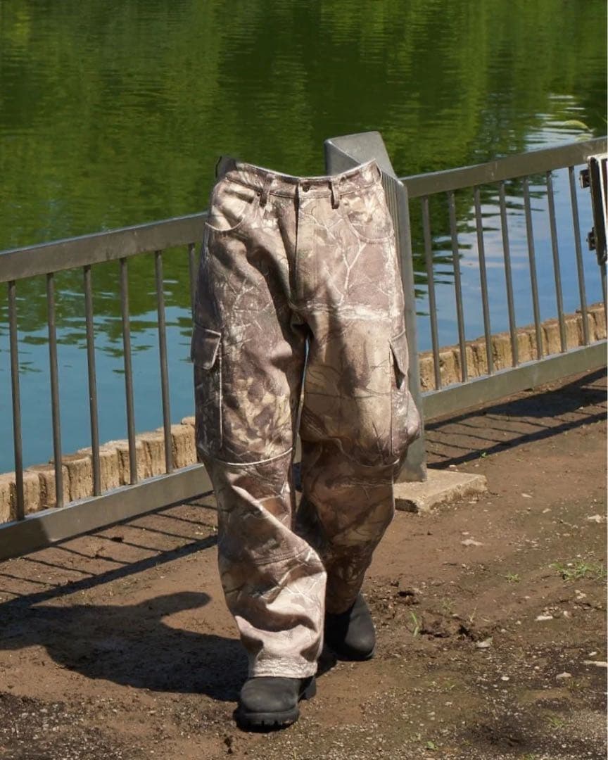 【完売品希少】BELVET　リアルツリー　カーゴパンツ　Mサイズ