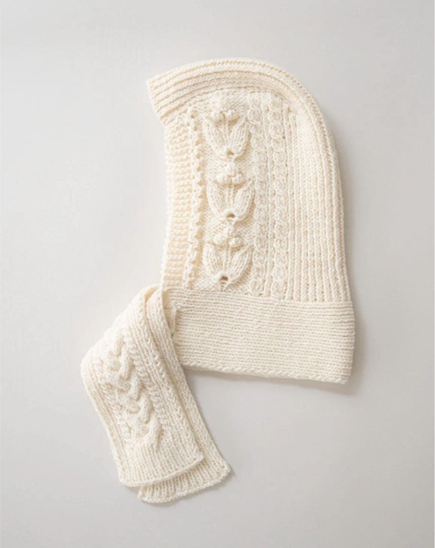 YUKI FUJISAWA ニットキャップ今期WHITE