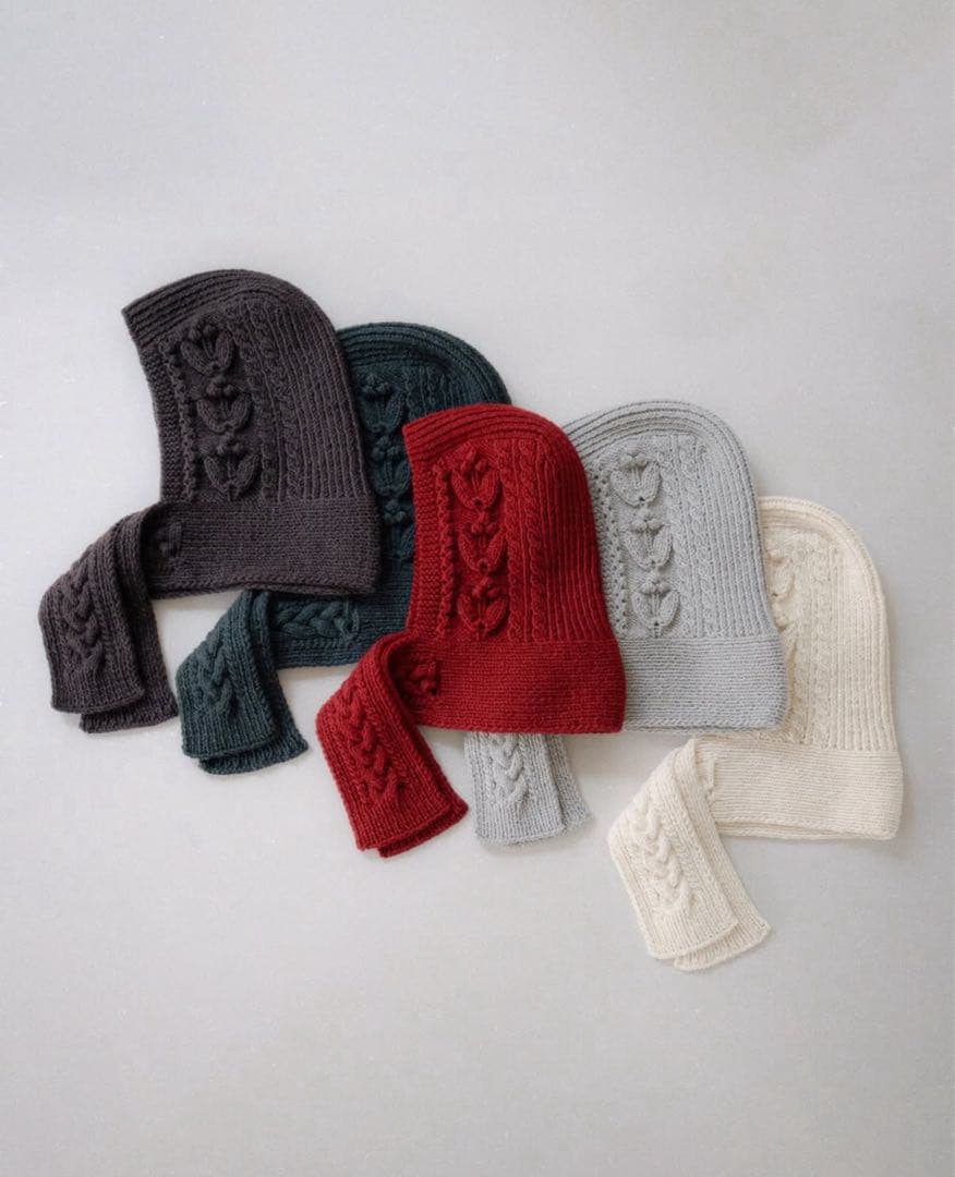 YUKI FUJISAWA ニットキャップ今期WHITE