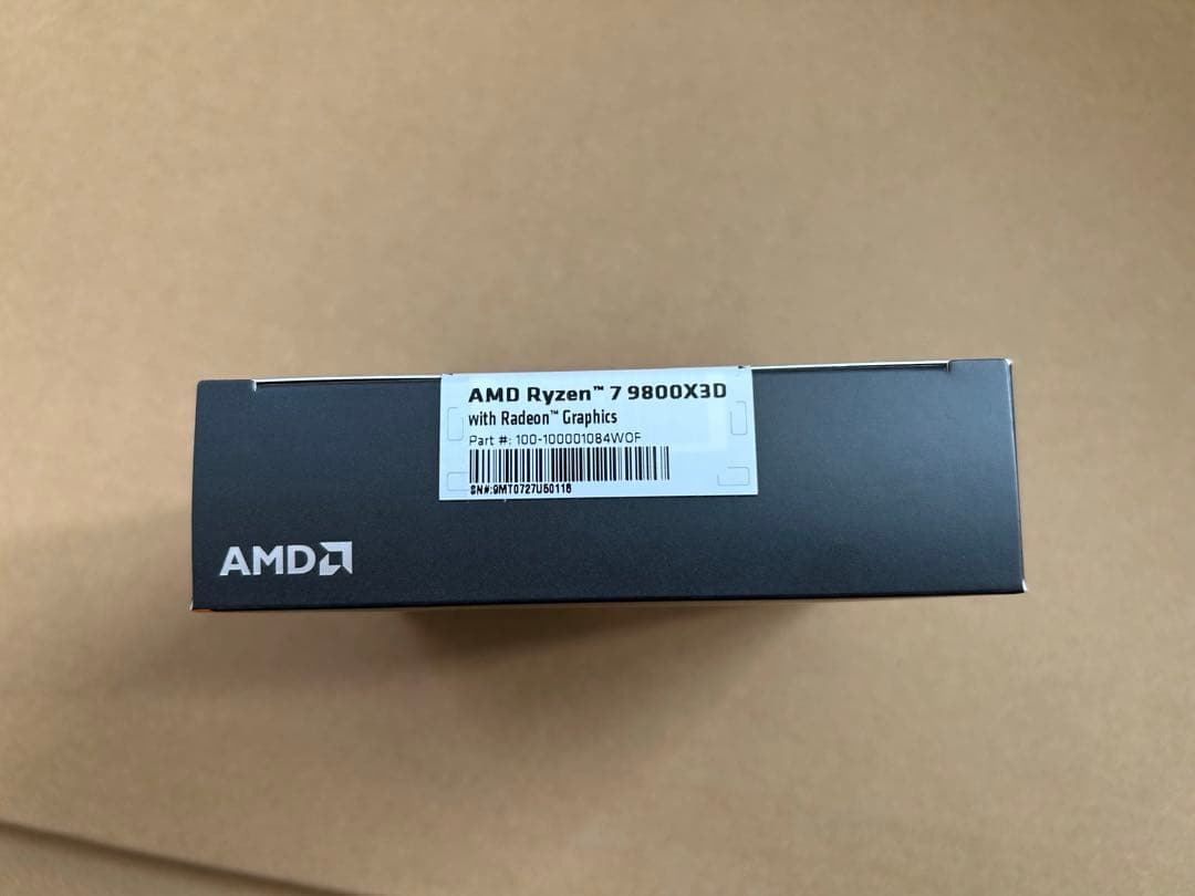 【新品未使用】AMD Ryzen 7 9800X3D 国内正規品 未開封