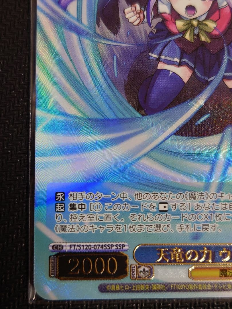 天竜の力 ウェンデ　S120-074SSP　箔押し　ヴァイスシュヴァルツ