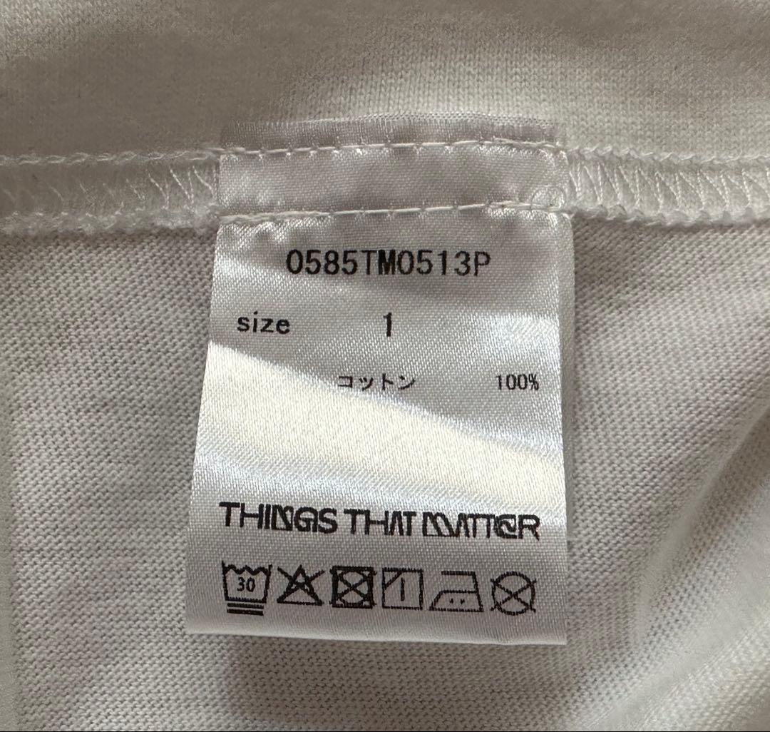 【shantii】thingsthatmatter コラボTシャツ