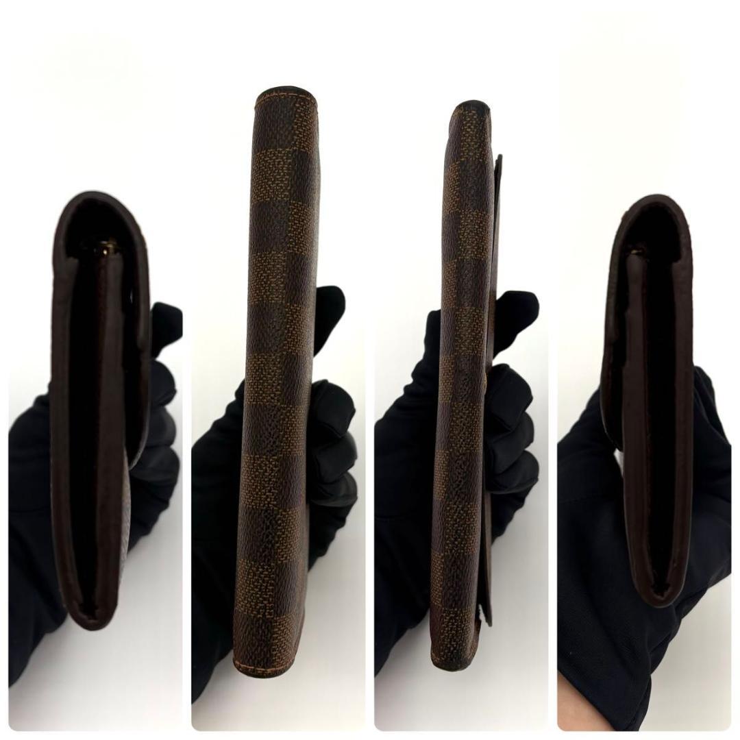 ルイヴィトン 長財布 ダミエエベヌ ポルトフォイユ エミリー ブラウン 1781