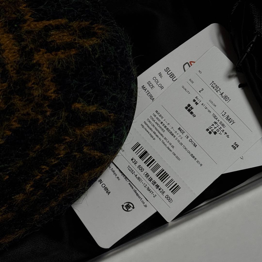 TOGA × SUBU Knit slipーon TC252ーAJ601 2