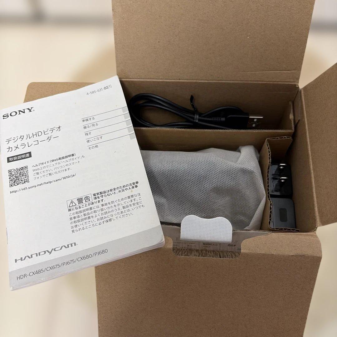 【バッテリー新品】SONY HDR-CX680 ビデオカメラ本体美品付属品完備
