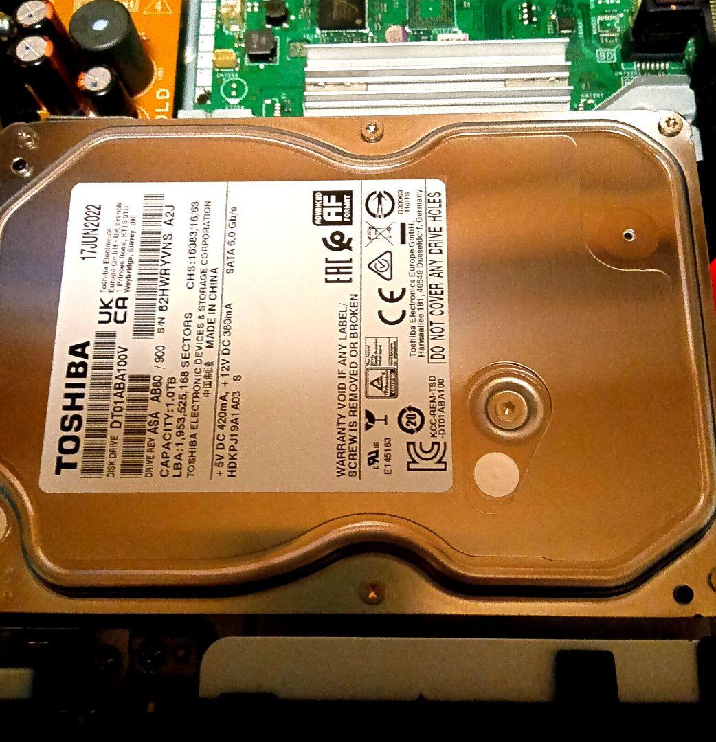 SHARP AQUOS BD-W1700 HDD新同品交換第15