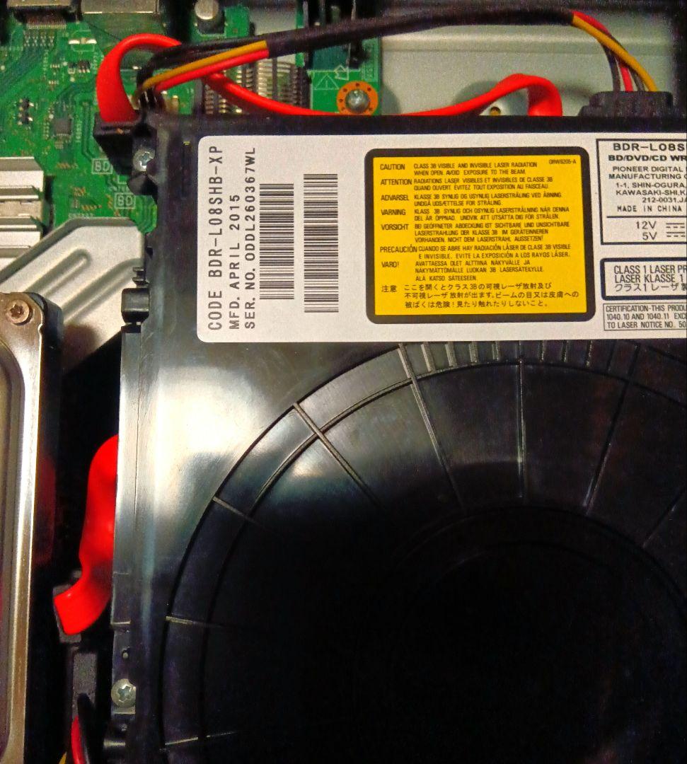 SHARP AQUOS BD-W1700 HDD新同品交換第15