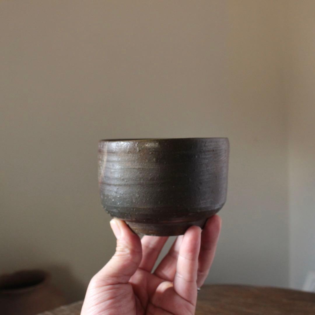 備前 半筒 茶碗 古美術 古道具 茶道具 備前焼 古備前 アンティーク