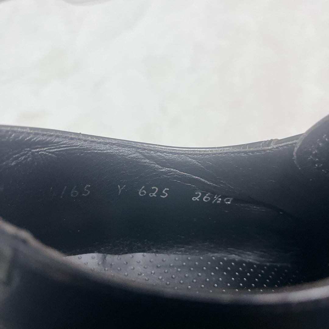 リーガル Y625 Uチップ モンクストラップシューズ ベルト 金具 ブラック