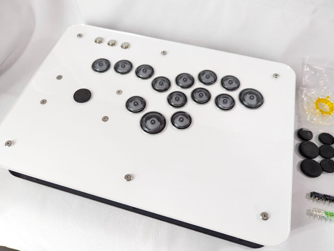 レバー付きレバーレス 自作アケコン ワンタッチ切替機能搭載