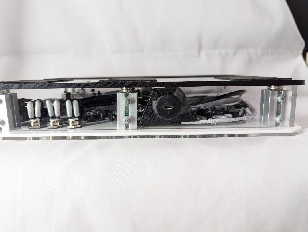 レバー付きレバーレス 自作アケコン ワンタッチ切替機能搭載