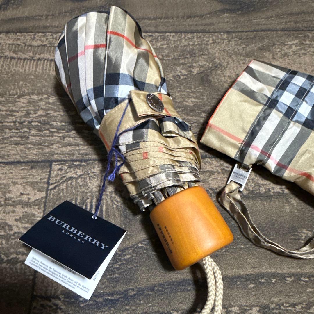 バーバリー　折りたたみ傘　Burberry
