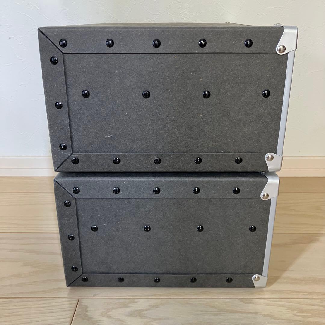 美品✨無印良品 硬質パルプボックス・引出式・２段×2個セット