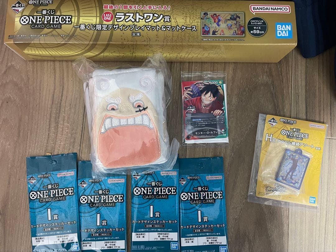 一番くじワンピース　ラストワン賞 プレイマット＆マットケース＋E賞　プロモ