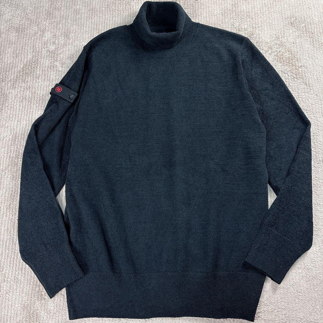 【美品】BRIEFING ブリーフィング ニット　タートル　ブラック　黒　M