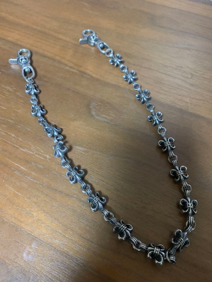 シルバー925 クロスモチーフ ウォレットチェーン