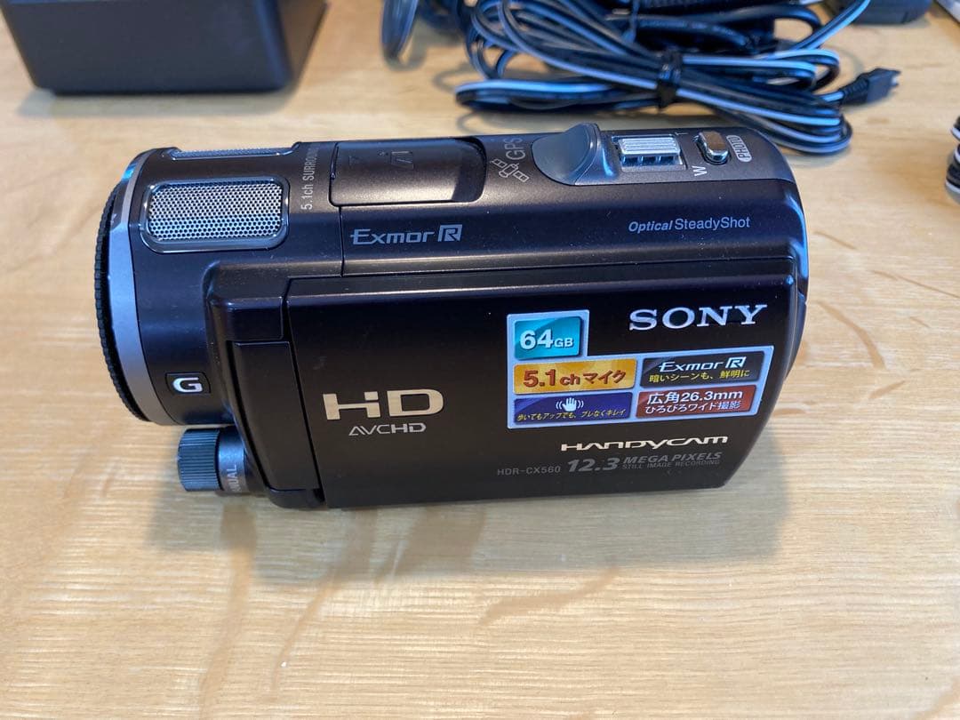 専用　SONY HDR-CX560Vと専用ポーチ、SPK-HCGスポーツパック