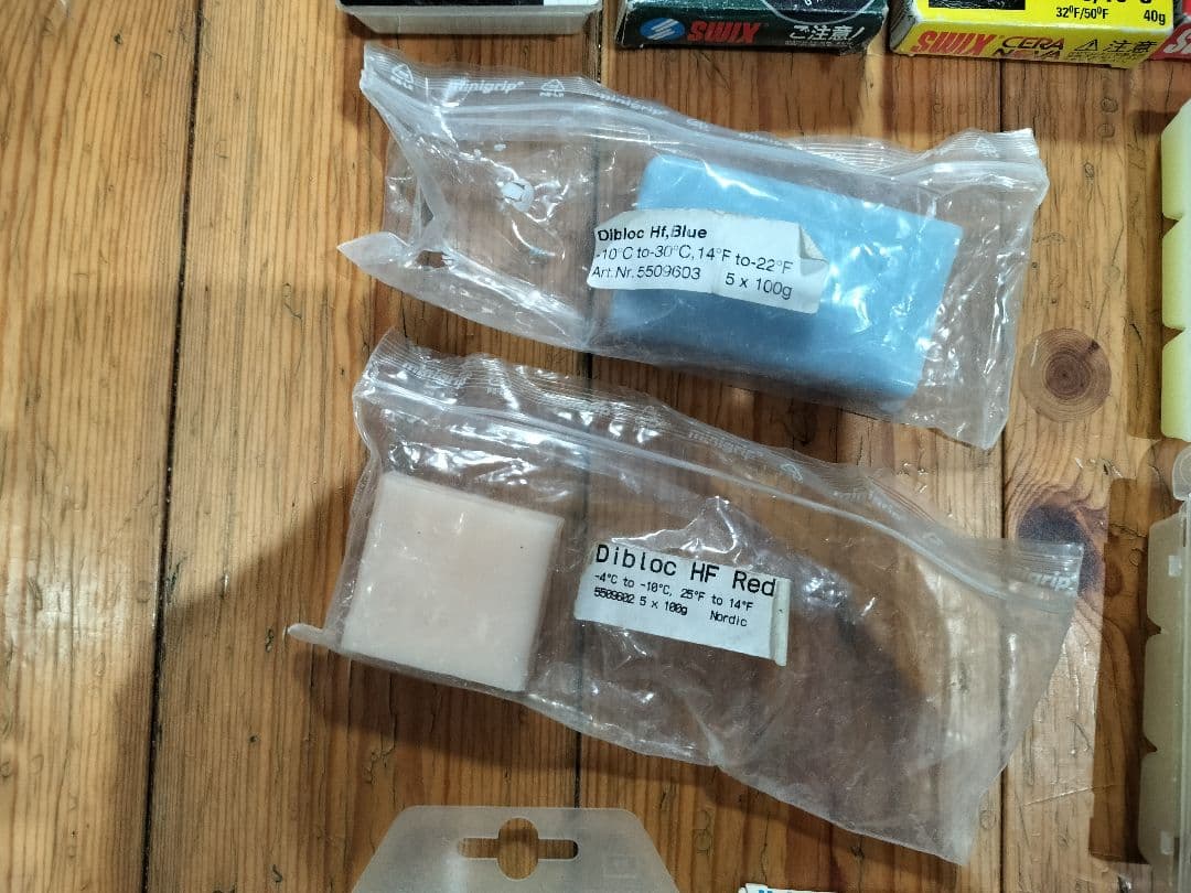 スィツクス、ガリウムフッ素系スキーワックスいろいろ