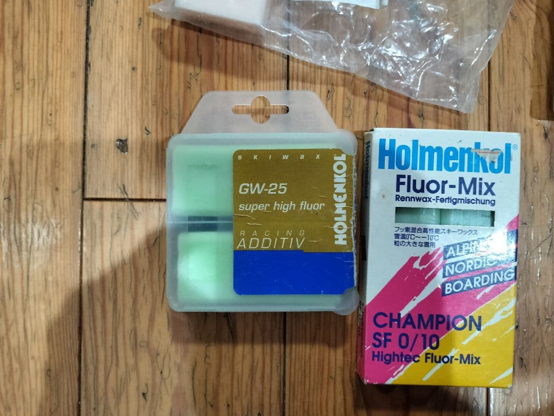 スィツクス、ガリウムフッ素系スキーワックスいろいろ
