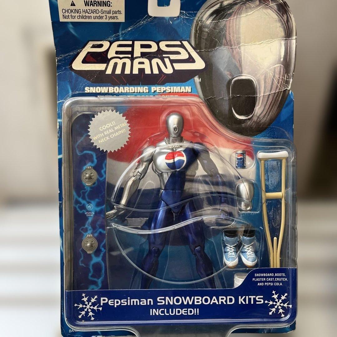 PEPSIMAN スノーボードで骨折　フィギュア 90年代デッドストック