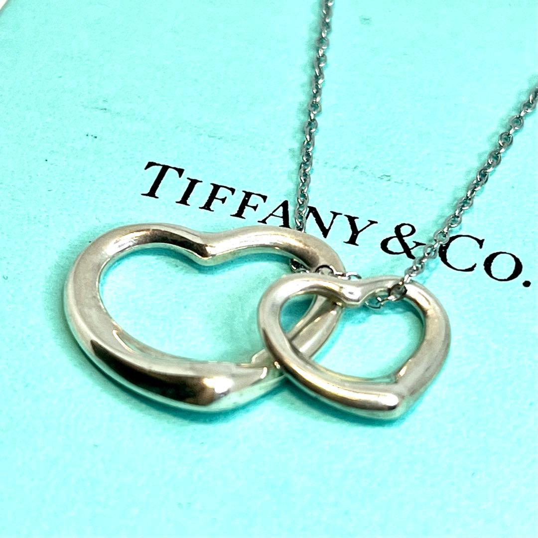 【R】ティファニー オープンハート ネックレス (小さいサイズのみ)