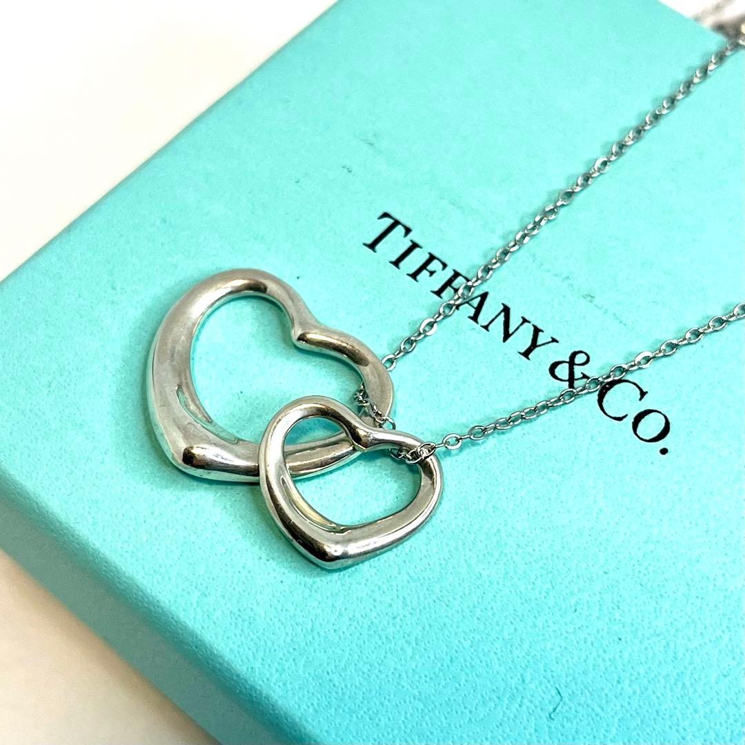 【R】ティファニー オープンハート ネックレス (小さいサイズのみ)