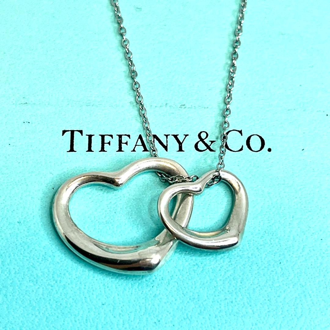 【R】ティファニー オープンハート ネックレス (小さいサイズのみ)