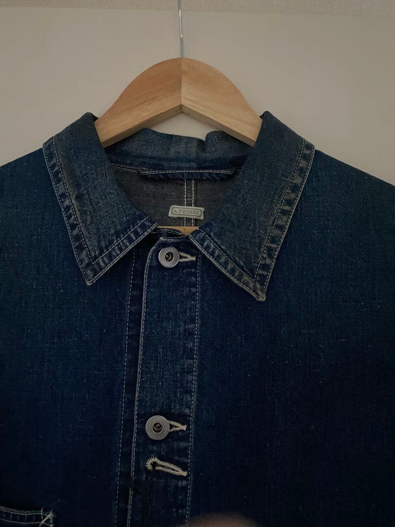 ジャケット・アウター a.presse Denim Coverall Jacket
