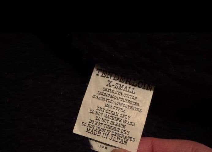 TENDERLOIN テンダーロイン 　デニムジャケット　サドルジャケット