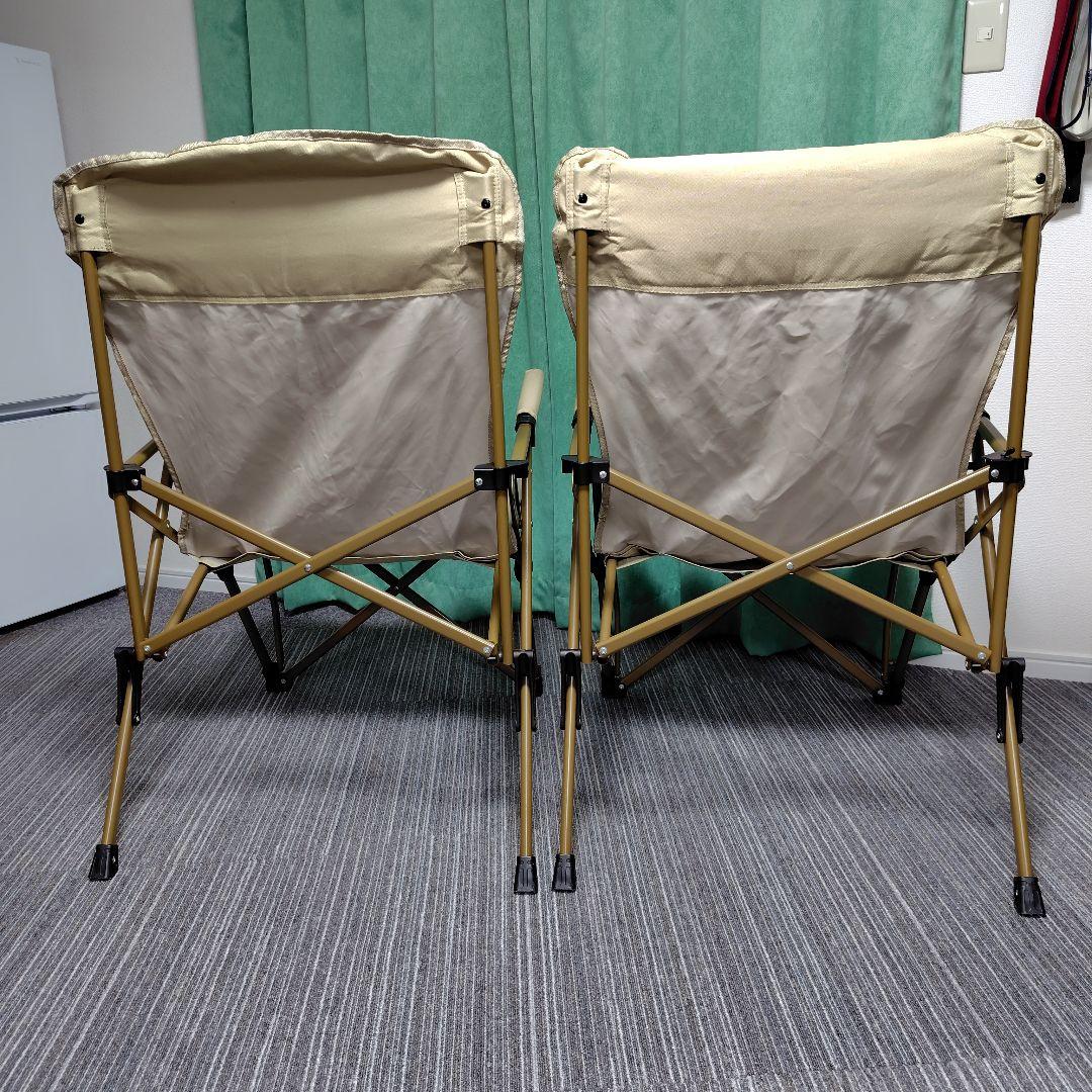 ロゴス(LOGOS) の折りたたみチェア　2脚セット