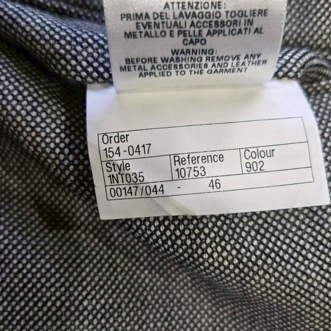 INCOTEX　SLOWEAR　ウールスラックス　グレー　サイズ46