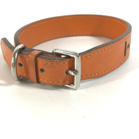 お値下げ♪エルメス ペットカラー首輪 Hロゴ オレンジ