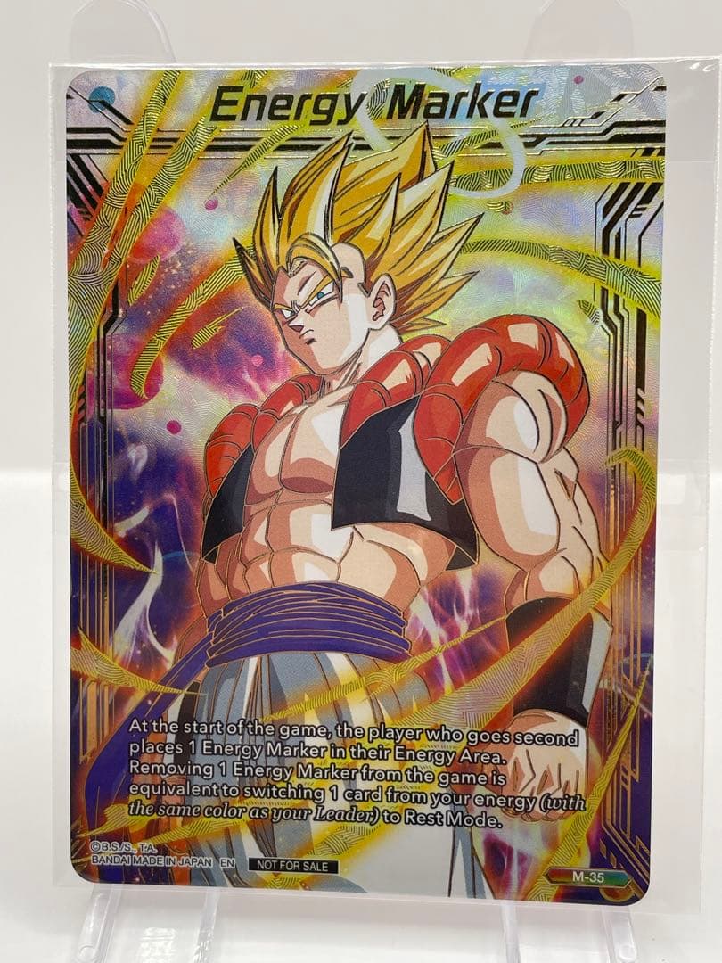 超希少 英語版 ゴジータ エナジーマーカー プロモ ドラゴンボール 新品未開封