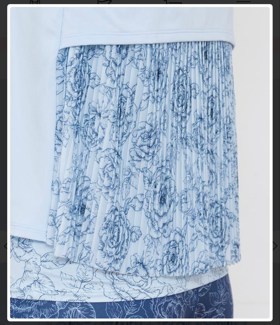 新品【SUKALA】ブルーミングフラワー　プリーツタンク　タンクトップ　ヨガ　S