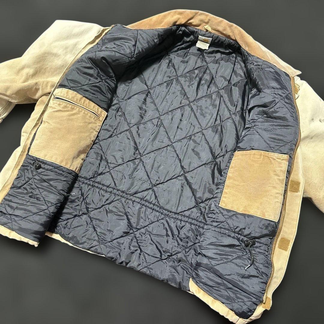 カーハート トラディショナルジャケット USA製 ビッグシルエット ボロ