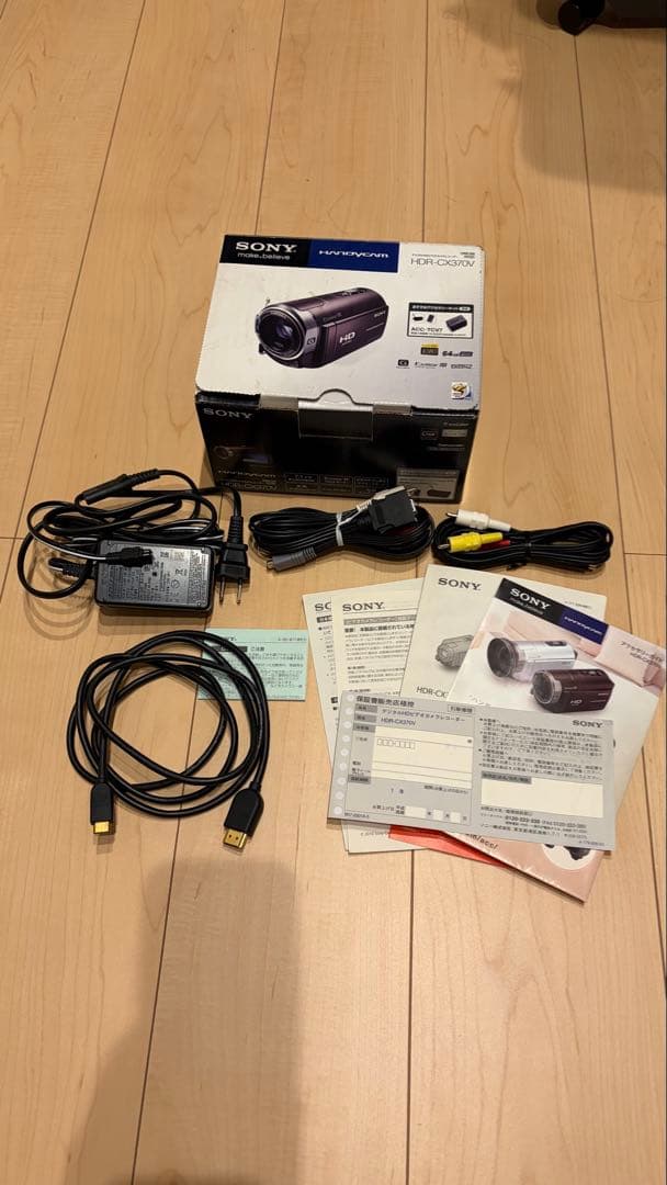 SONY HDR-CX370 ビデオカメラ ハンディカム（マイクロフォン付き）