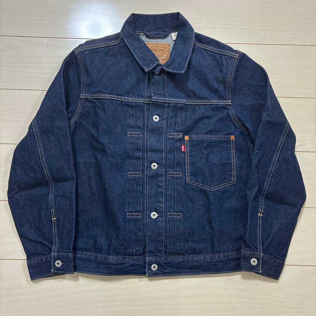 リーバイス 濃紺デニムセットアップ 1st トラッカージャケット 501 W33