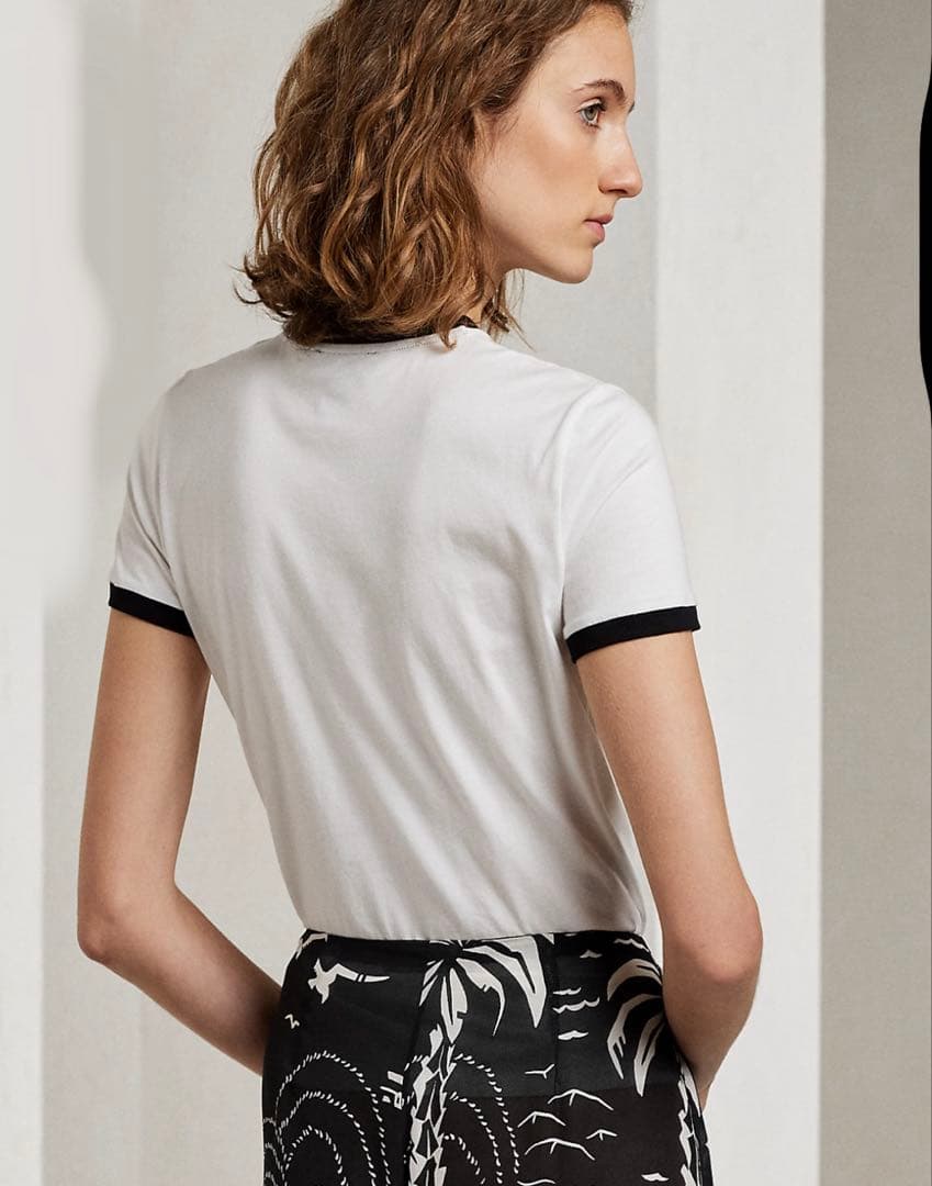 美品꧁ラルフローレン꧂エンベリッシュド ジャズ クラブ ジャージー Tシャツ