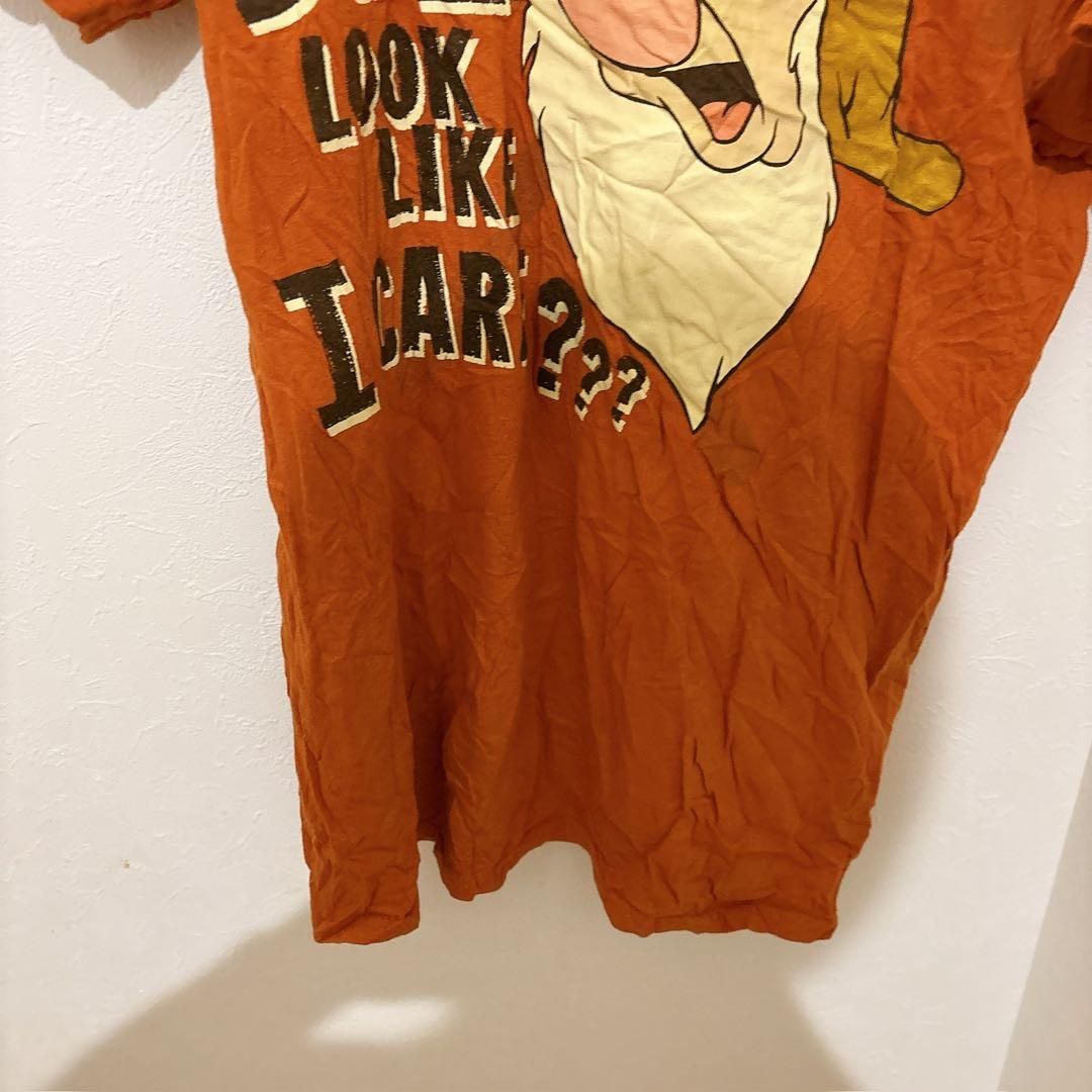 ディズニー 【S】グランピー Tシャツ オレンジ メンズ レディース シャツ
