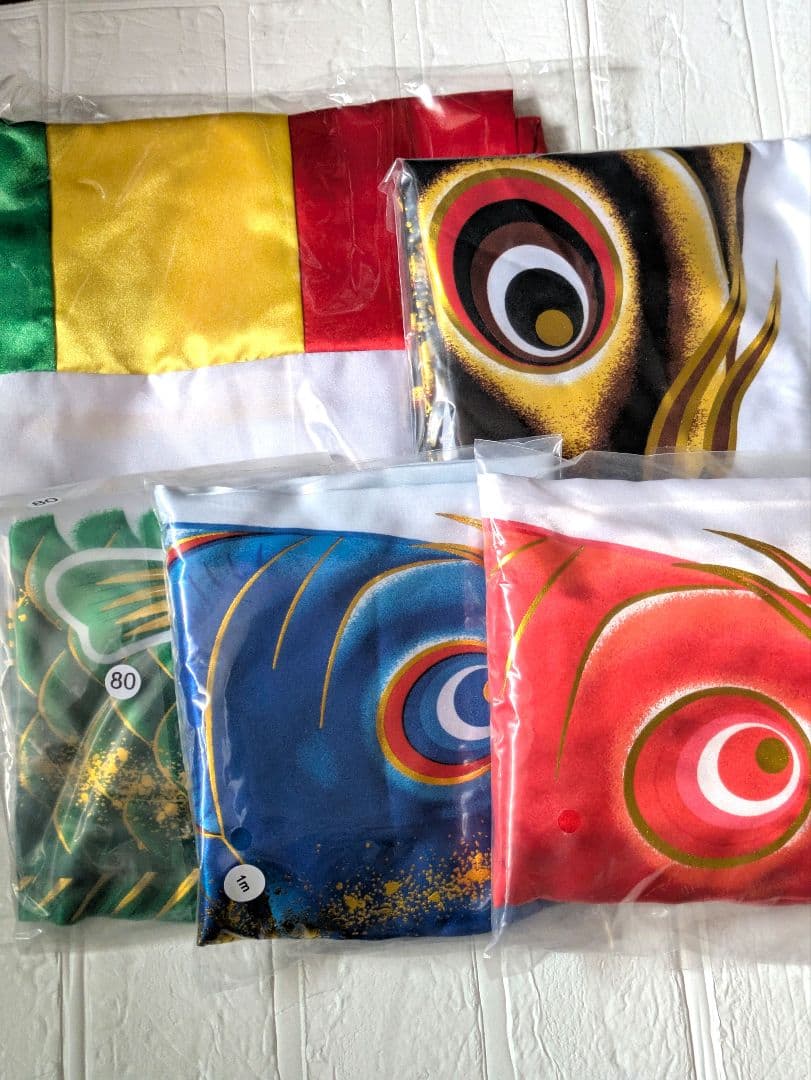 鯉のぼり 5色 子供の日 かわいい スタンド付き ベランダ バルコニー