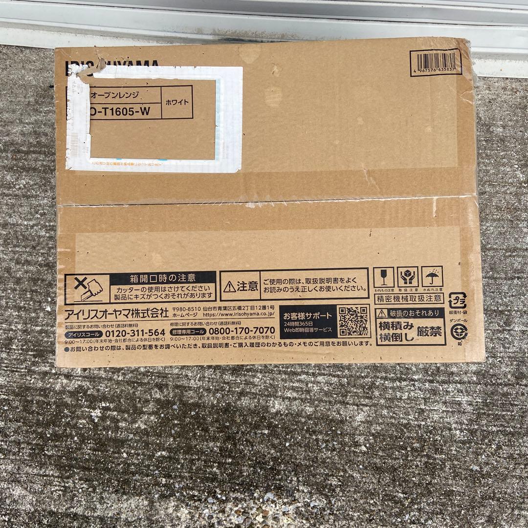 新品未開封 アイリス オーブンレンジ MO-T1605-W 　e1586-1F