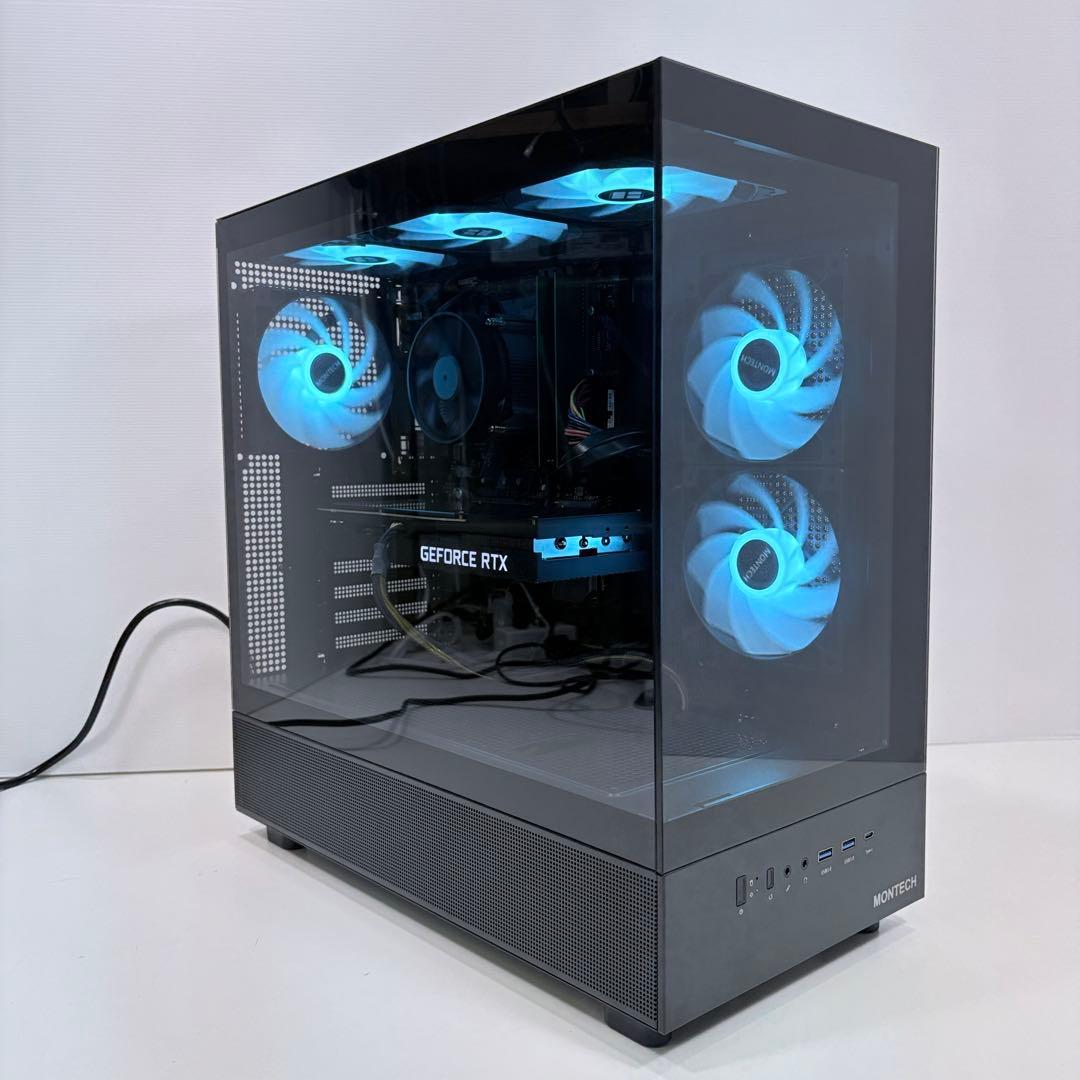 自作ゲーミングPC i7 9700F RTX3070 新品ピラーレスケース使用