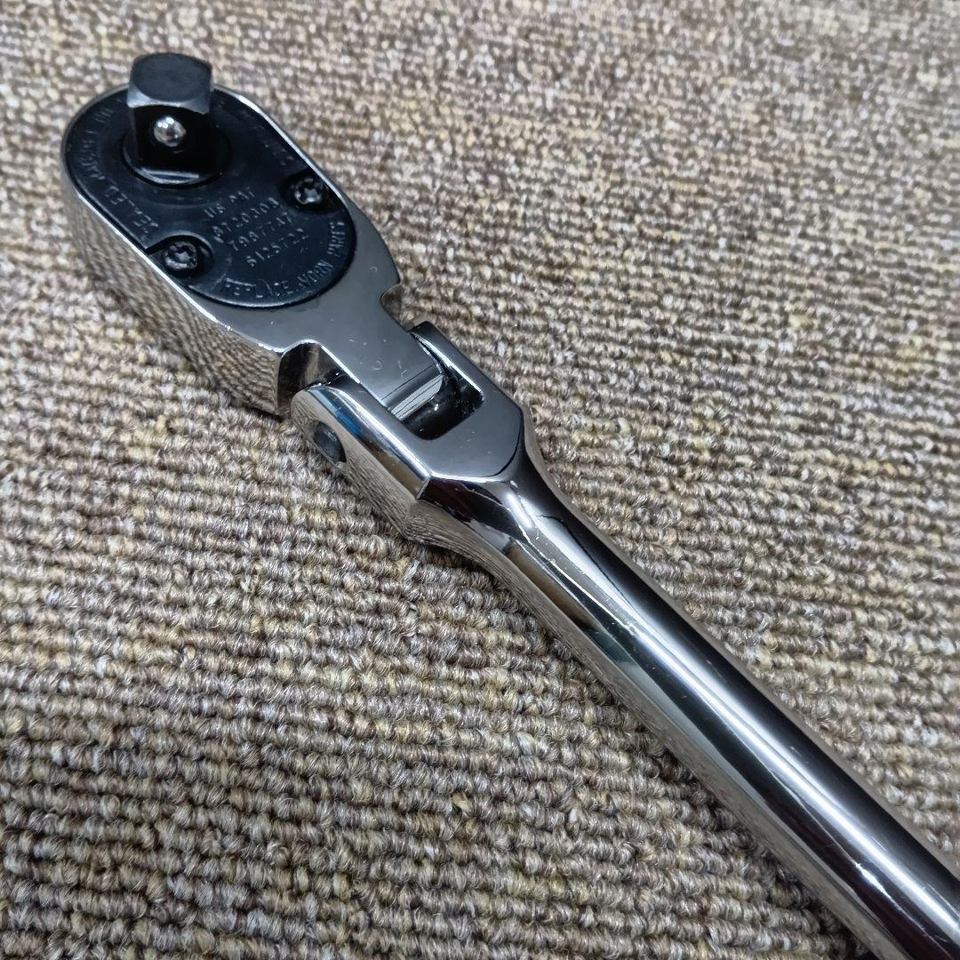 スナップオン Snap-on 3/8 フレックスヘッドラチェットFHLF80AG