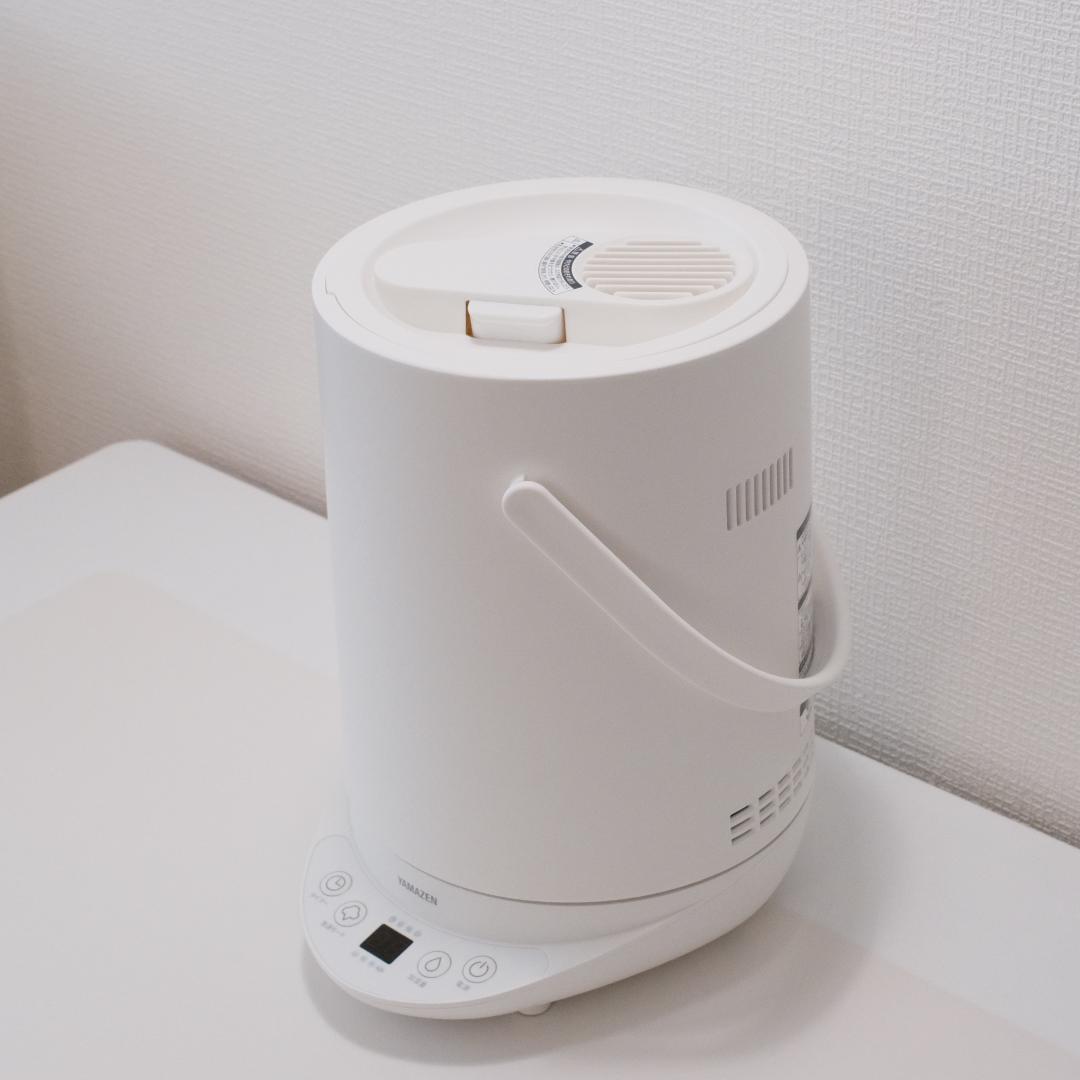 山善　スチーム式　加湿器　KS-GD281(W)